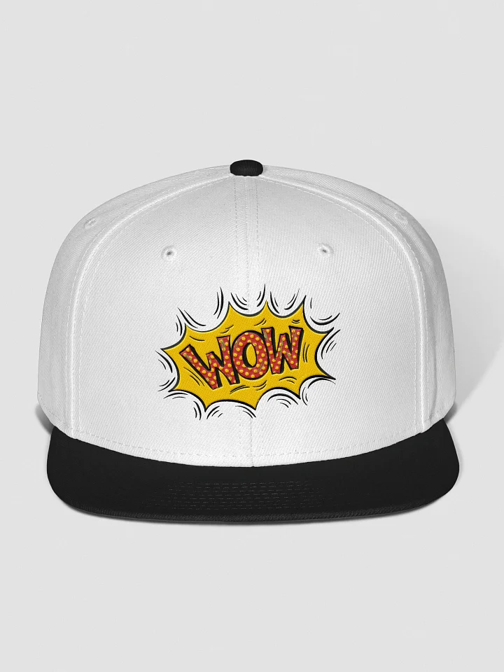 Comic Style WOW Pop Art Design Snapback Cap product image (1)