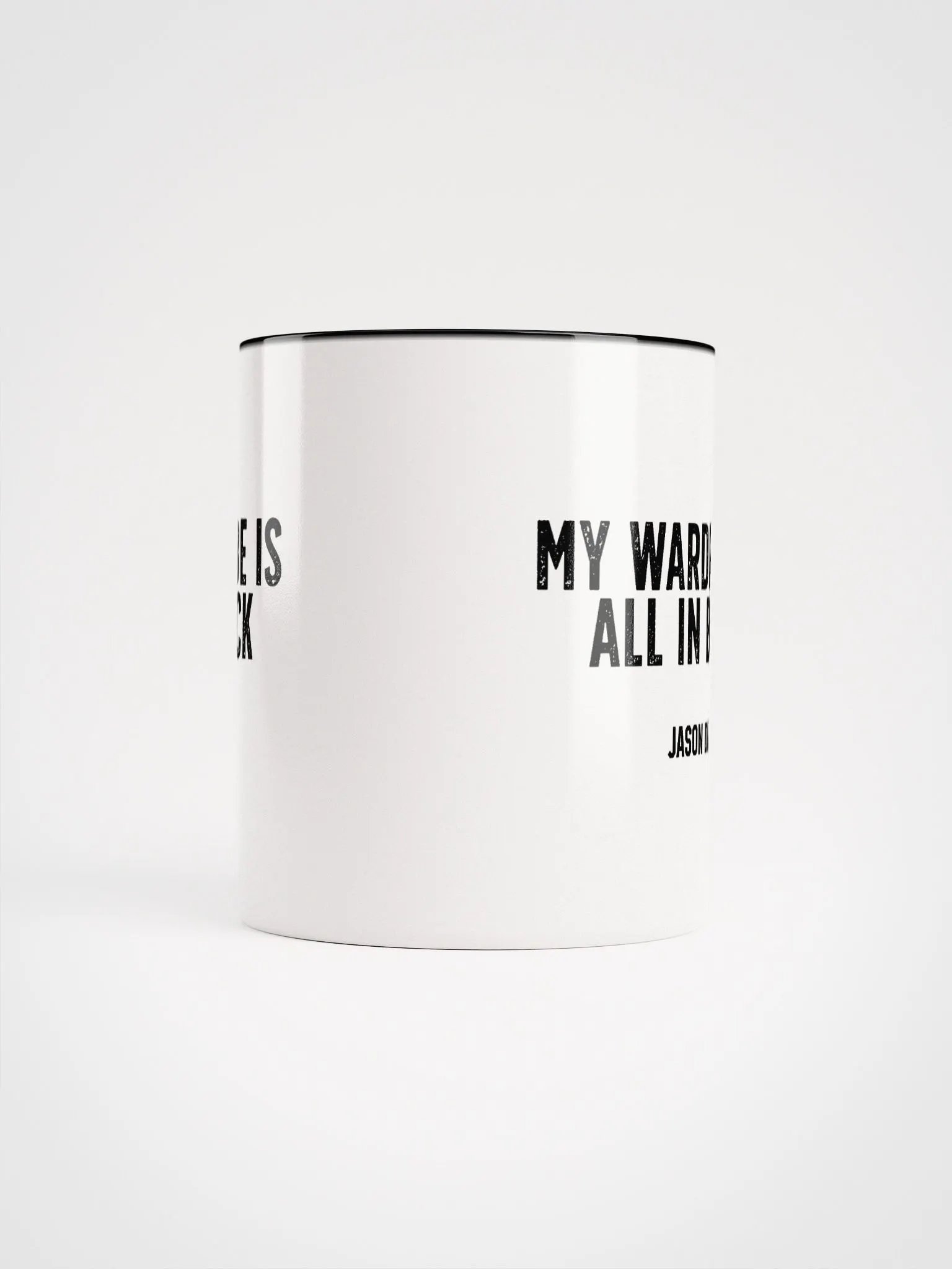 My wardrobe is all in black Jason Dunn Ceramic Mug product image (9)
