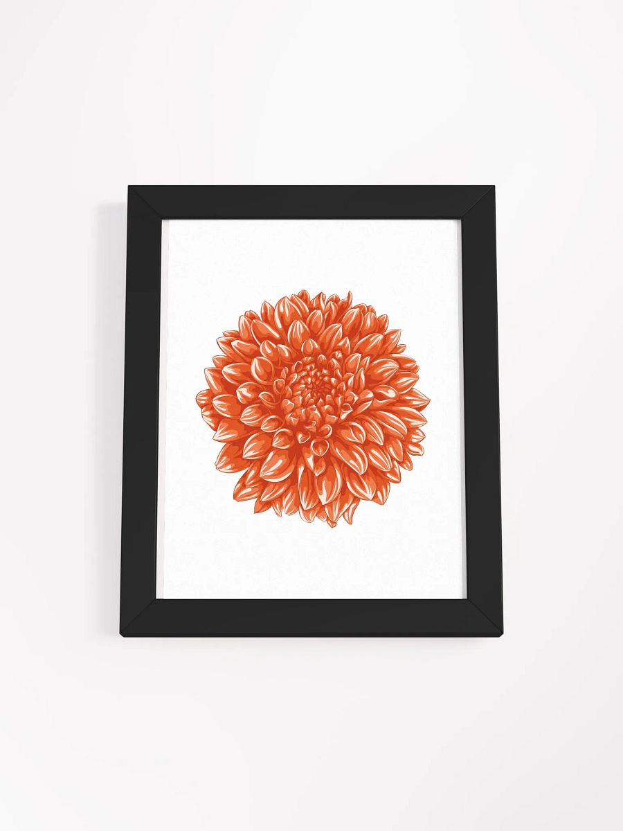 Orange Stylized Dahlia Bloom product image (6)
