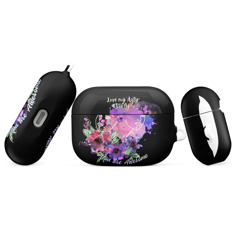 Whimsical Friendship All-Over Print AirPods® Case for your special friend product image (3)