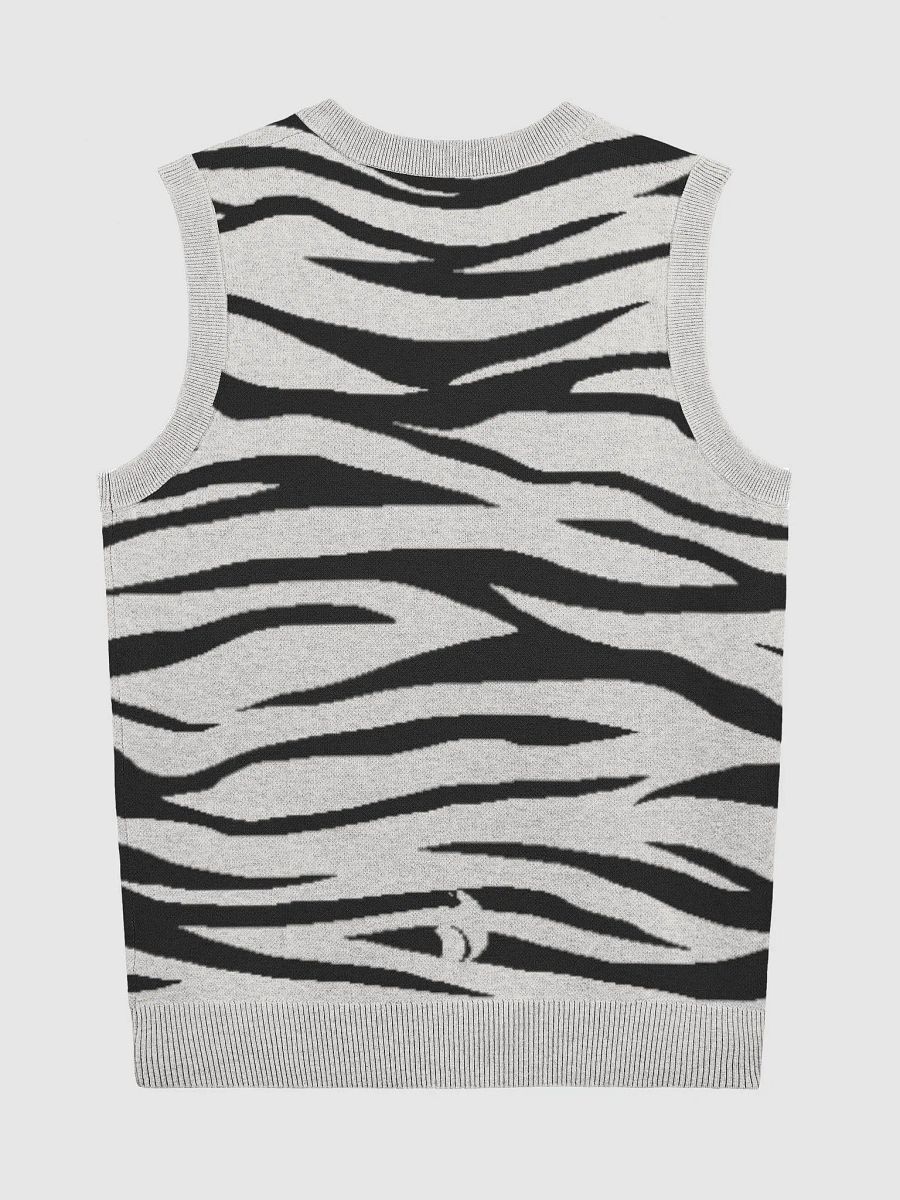 BlackKittenTech V-Neck Zebra Print Vest product image (9)