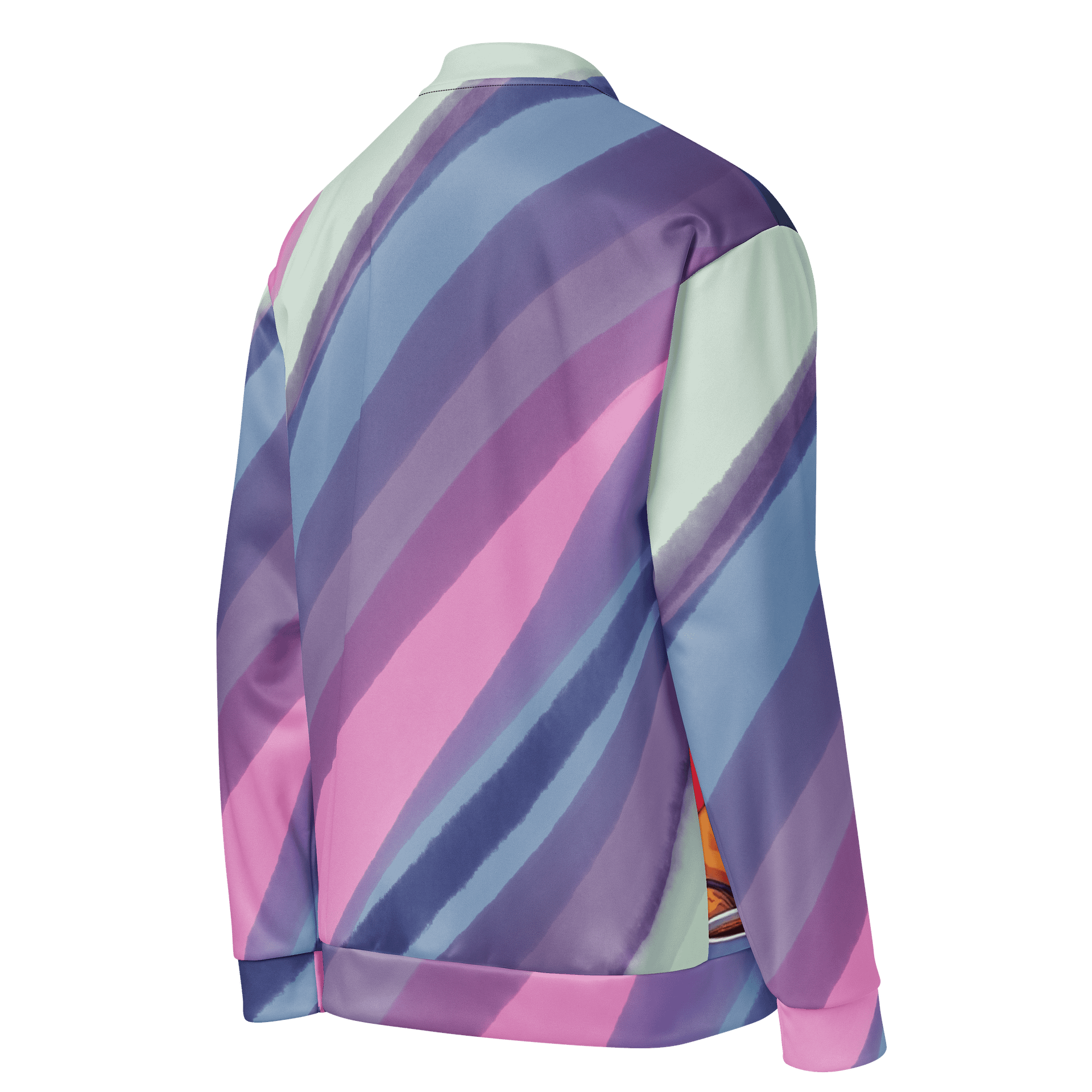 Bomber Jacket-Dual Gaze: Feline Reflections product image (4)