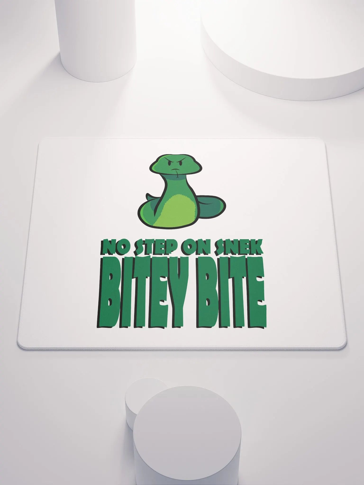 No Step on Snek Mouse Pad product image (1)