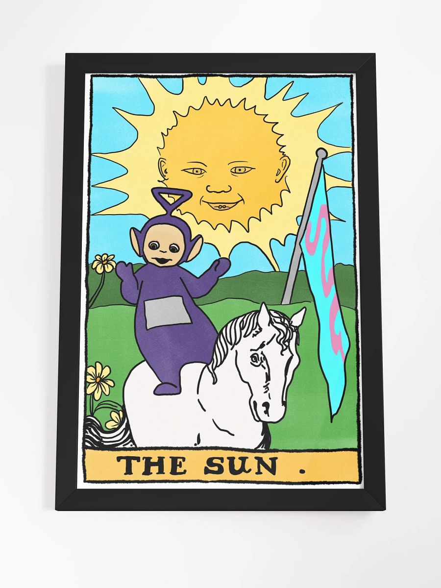 Teletubbies Sun Tarot Card Framed Print product image (4)