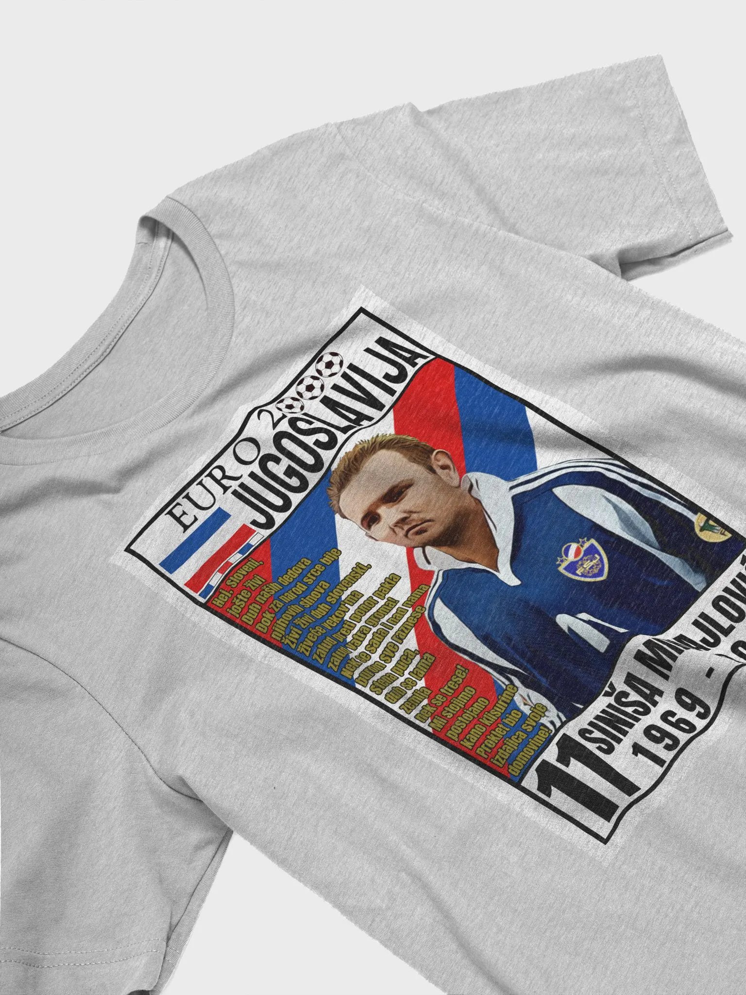 Siniša Mihajlović (SR Jugoslavija) EURO 2000 Bella+Canvas Supersoft T-Shirt product image (5)
