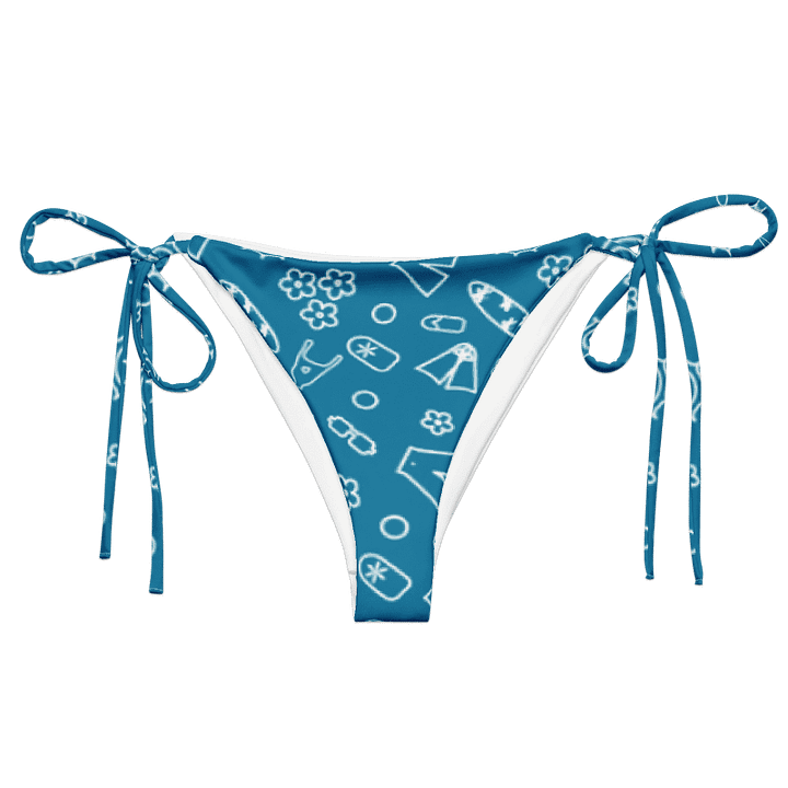Beach Necessities Pattern String Bikini Bottom product image (1)