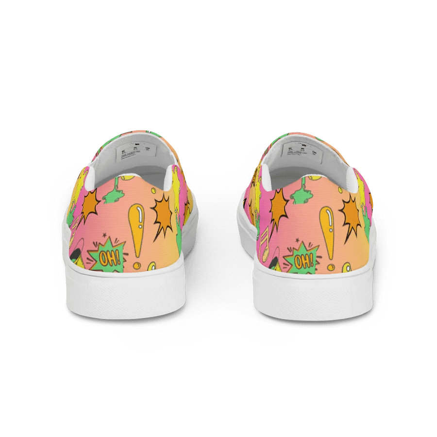Pop Art Explosion Women's Slip-On Shoes product image (4)