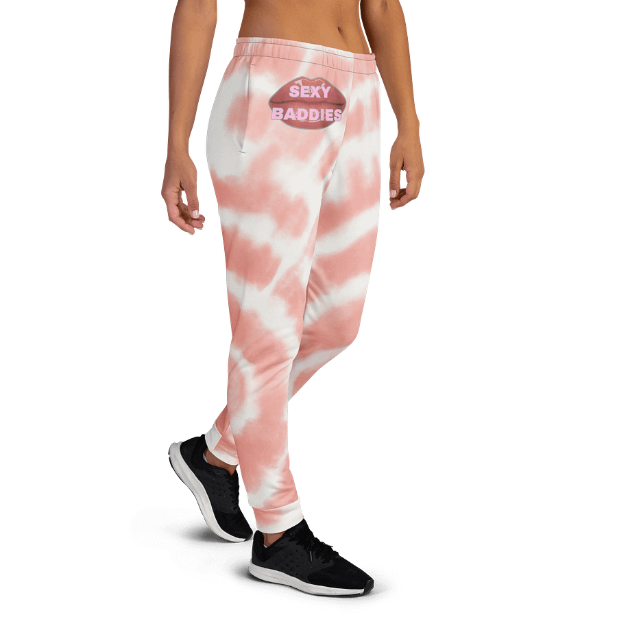 Glossy SexyBaddies Lips Tie-Dye Lips Women's Joggers Circle Tie Dye 3 product image (4)