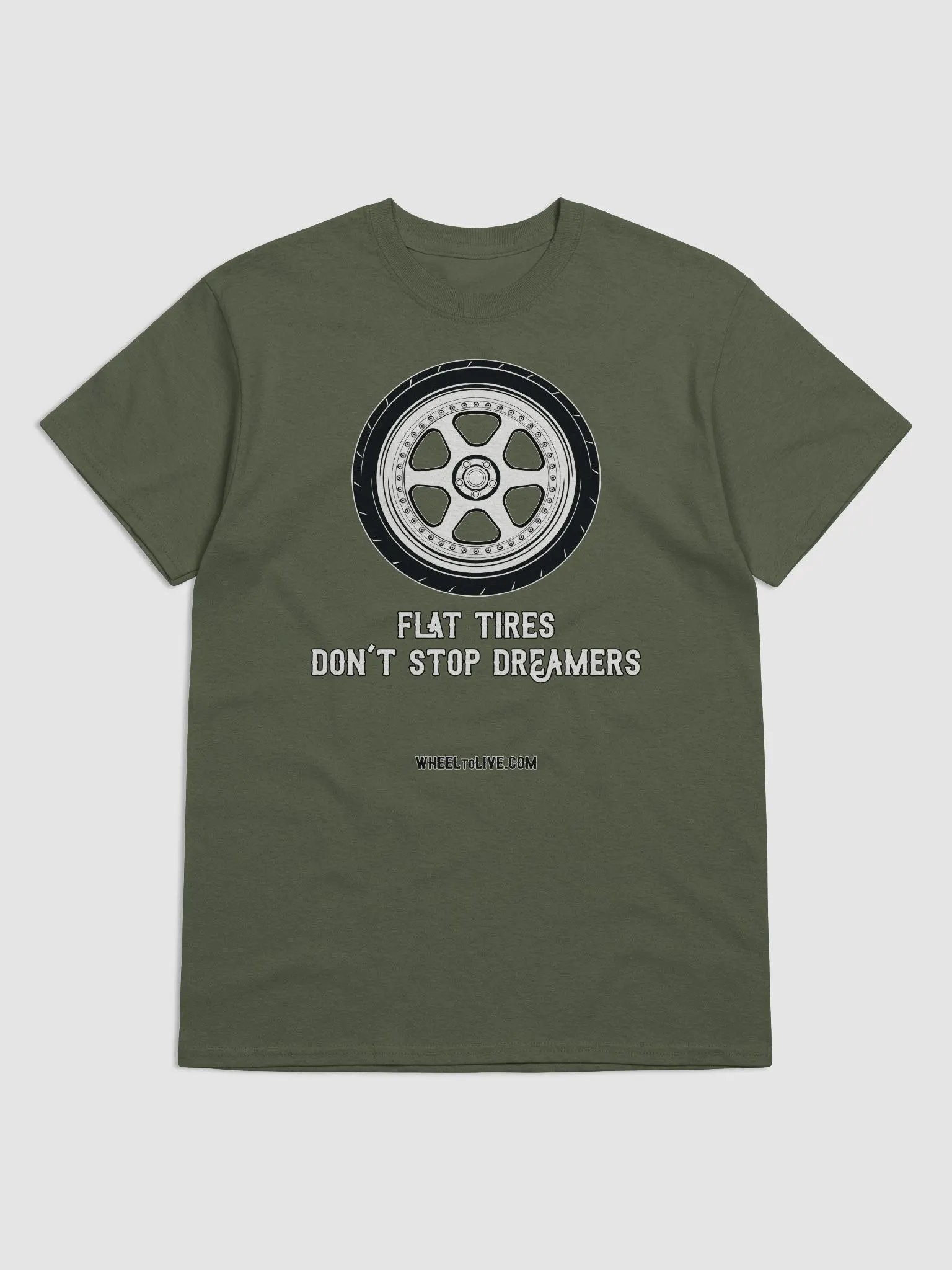Flat Tires Don't Stop Dreamers product image (2)