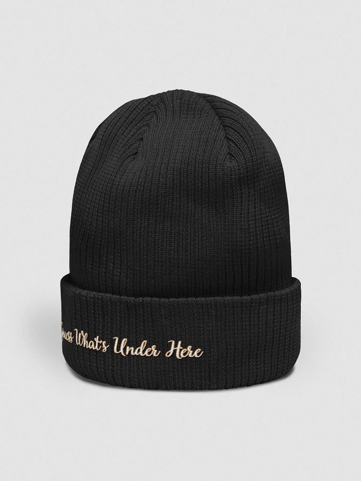 Guess What's Under Here (blk beanie) product image (2)