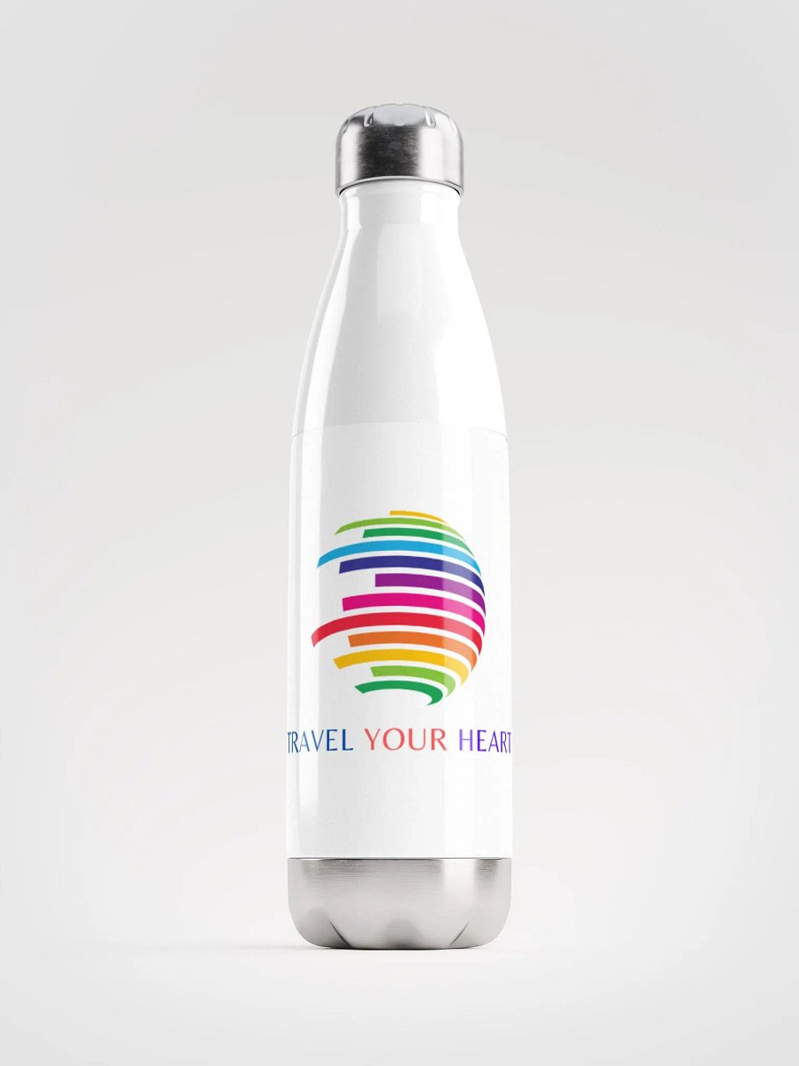 Travel Your Heart Stainless Steel Water Bottle product image (1)
