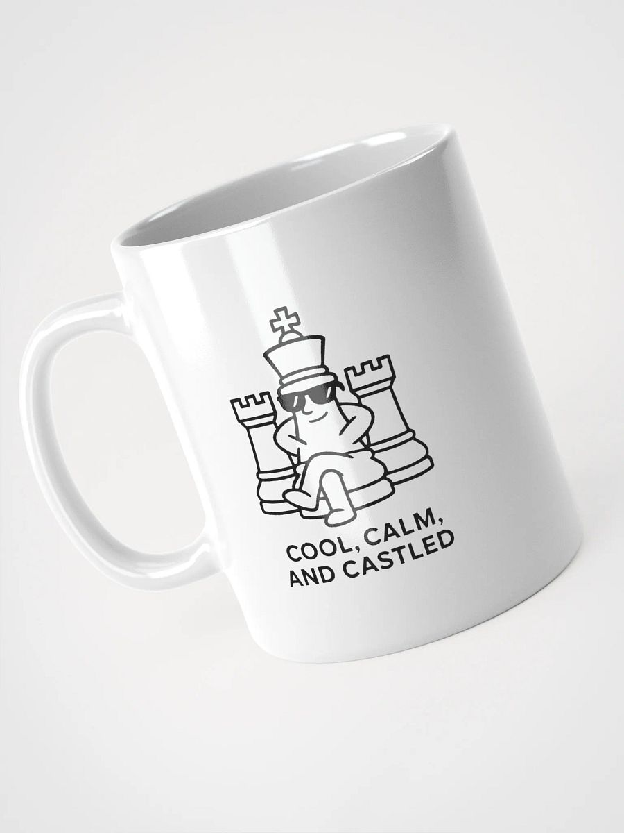 Cool, Calm, and Castled - White Glossy Mug product image (3)
