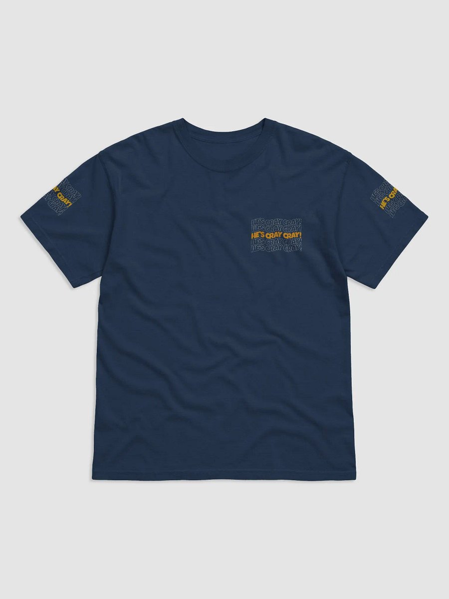 He's cray cray! Shirt (orange/white) product image (1)