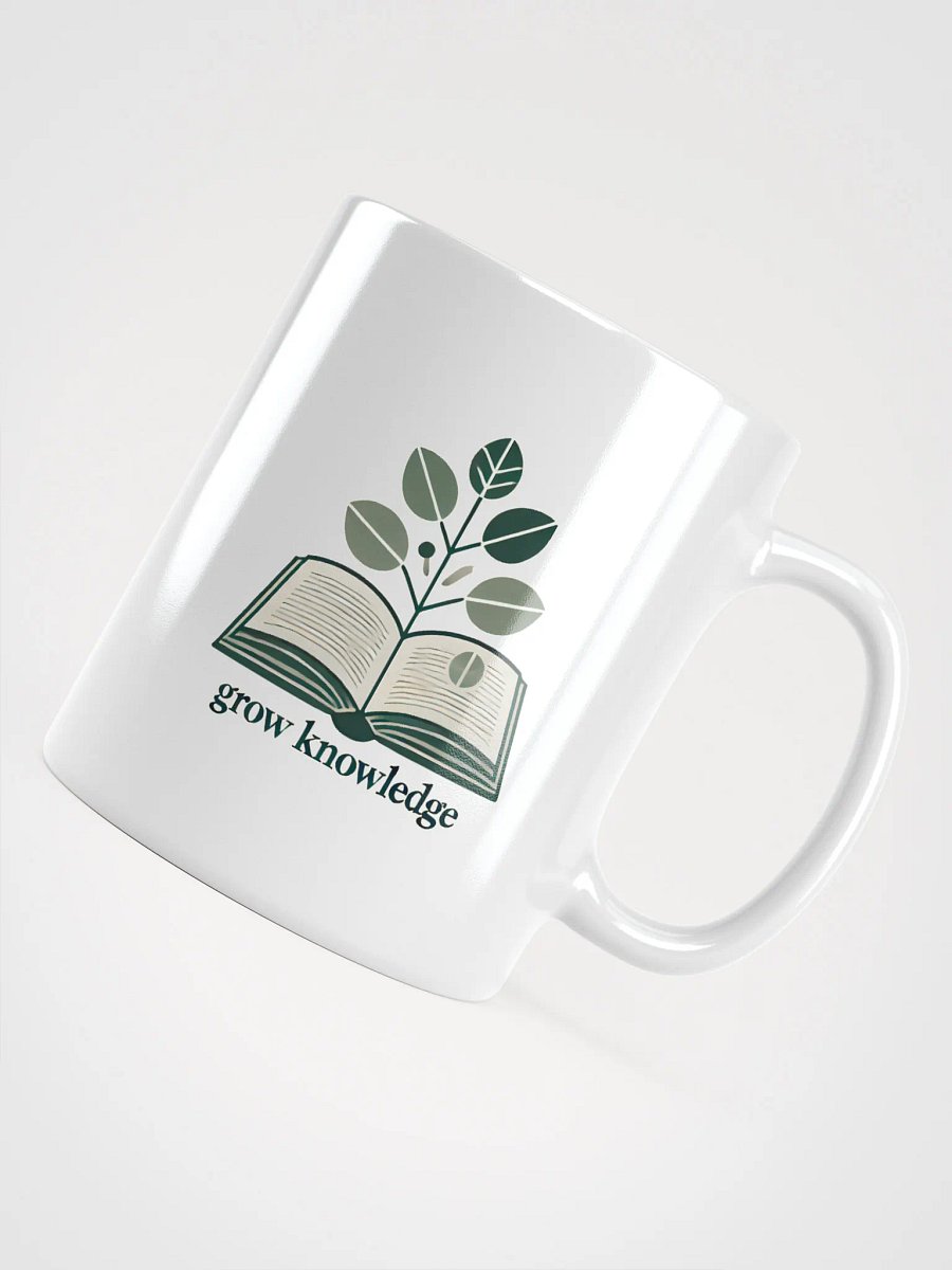 Grow Knowledge White Glossy Mug product image (11)