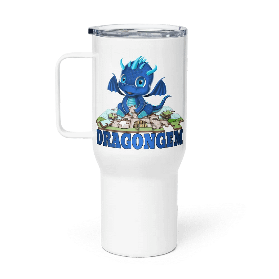 Puzzle Dragon Travel Mug with a Handle product image (1)