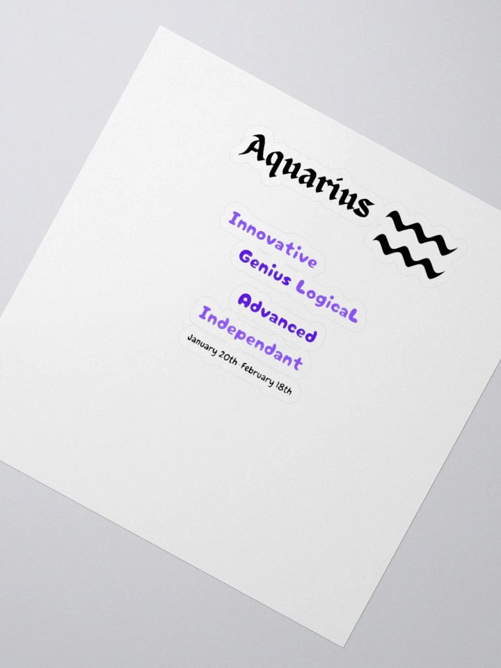 Aquarius Stickers product image (5)