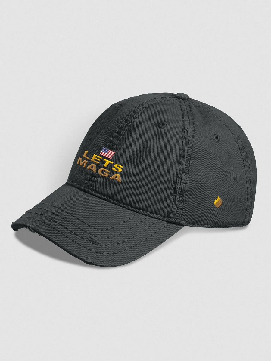 LETS MAGA Distressed Dad Hat product image (4)