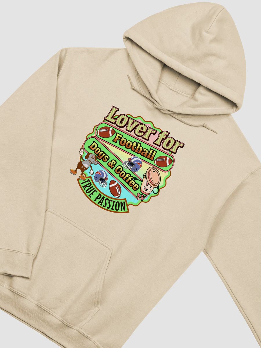 Lover For Dogs Coffee Football True Passion Classic Hoodie product image (20)