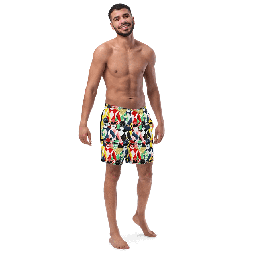 Retro Rangers All-Over Swim Trunks product image (3)