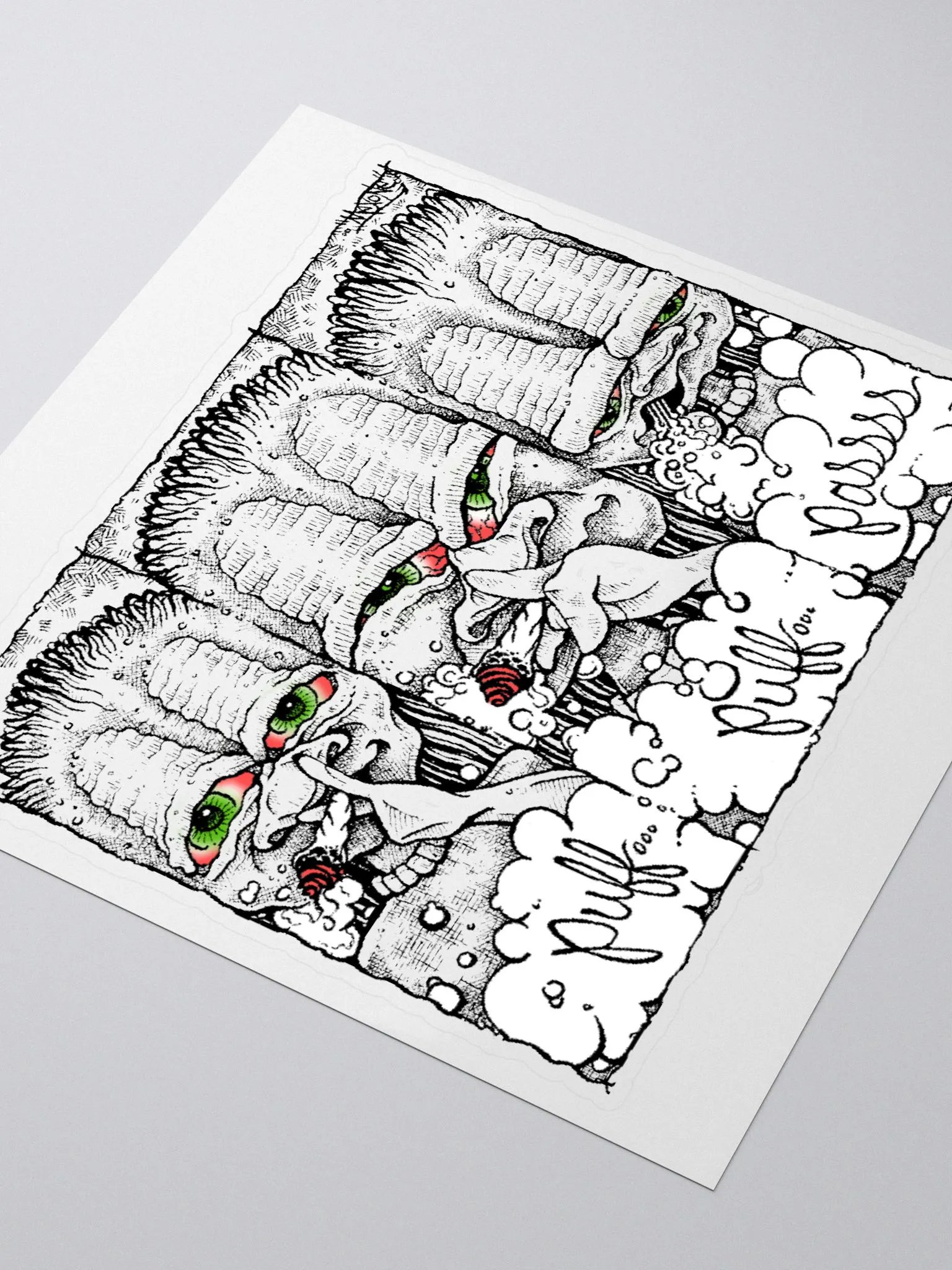 Puff, Puff, Pass Kiss Cut Sticker product image (3)