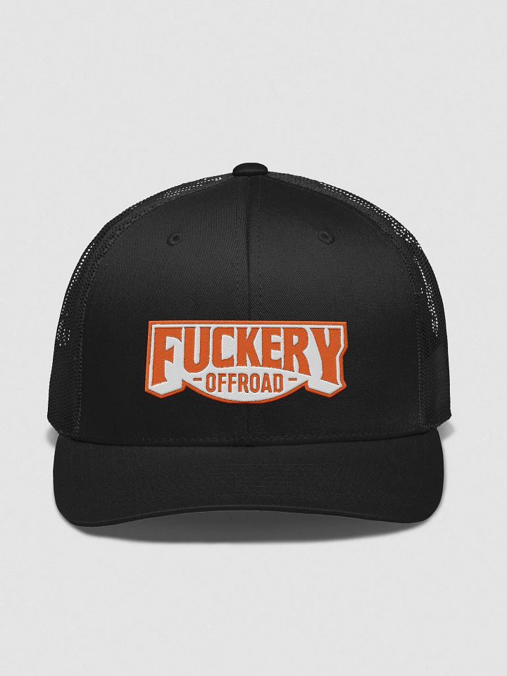 Fuckery Trucker Hat - Orange Logo product image (1)