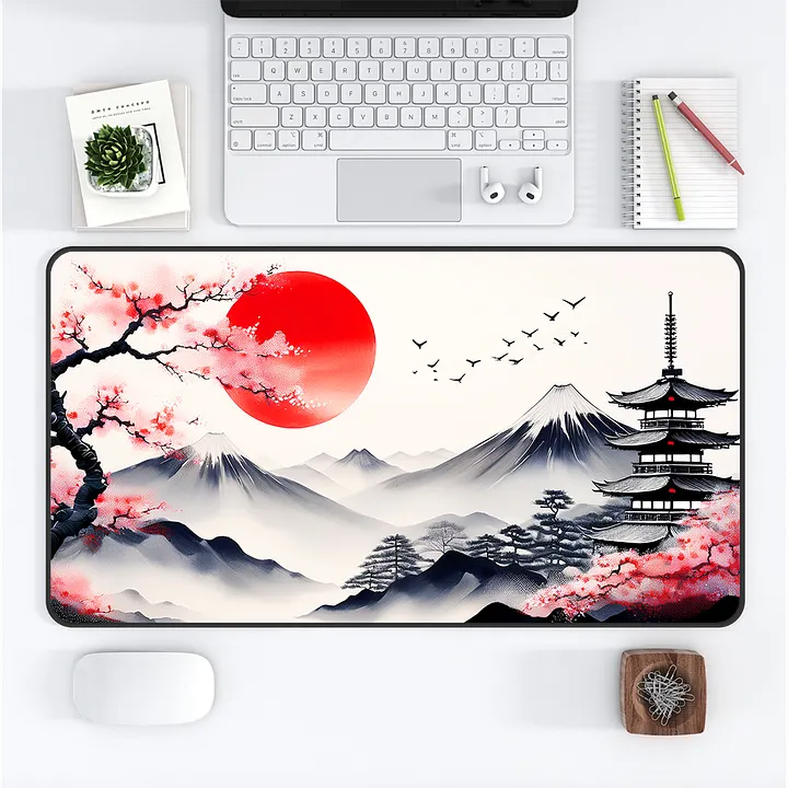 Rising Sun Medium Desk Mat (12 x 22) product image (1)