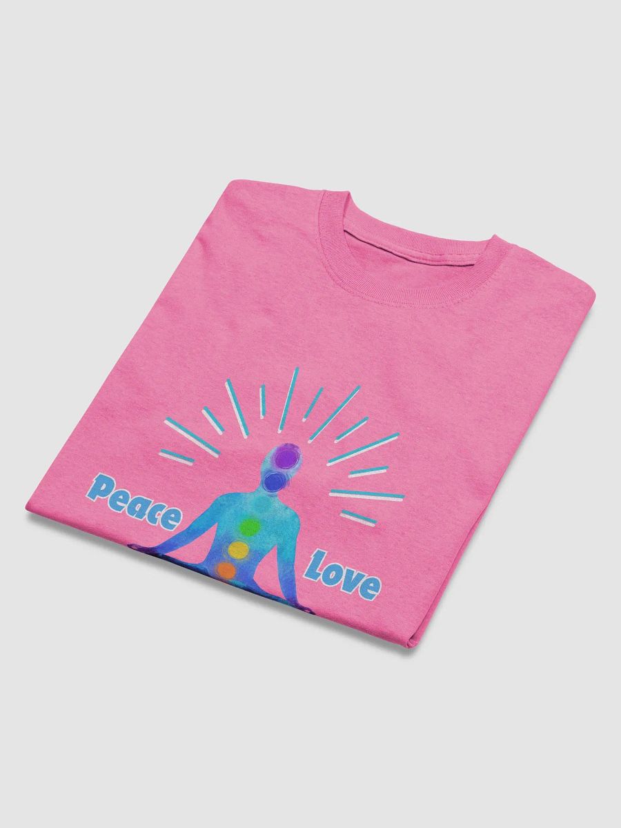 Peace Love Meditate Heavyweight T-Shirt product image (4)