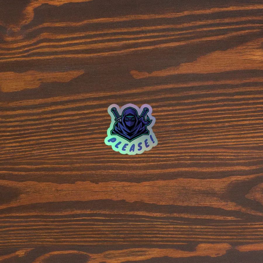 Neon Ninja! Holographic Sticker Sheet product image (3)