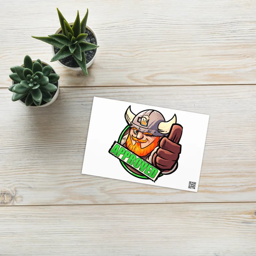 St. Paddy viking greeting card product image (5)