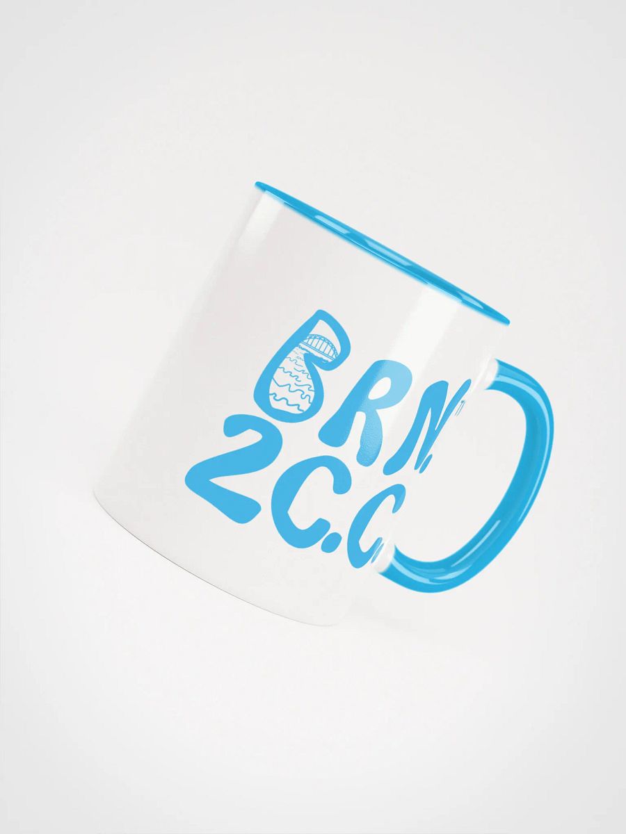 Blue Logo | BRN.2C.C.™ | Ceramic Mug | Coastal Coffee Vibes in 11oz & 15oz product image (14)