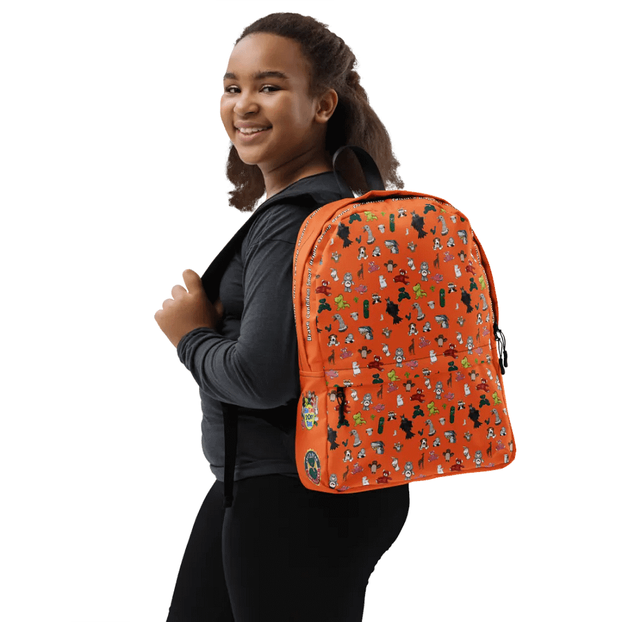The KidTime StoryTime Character Backpack (Orange) product image (12)