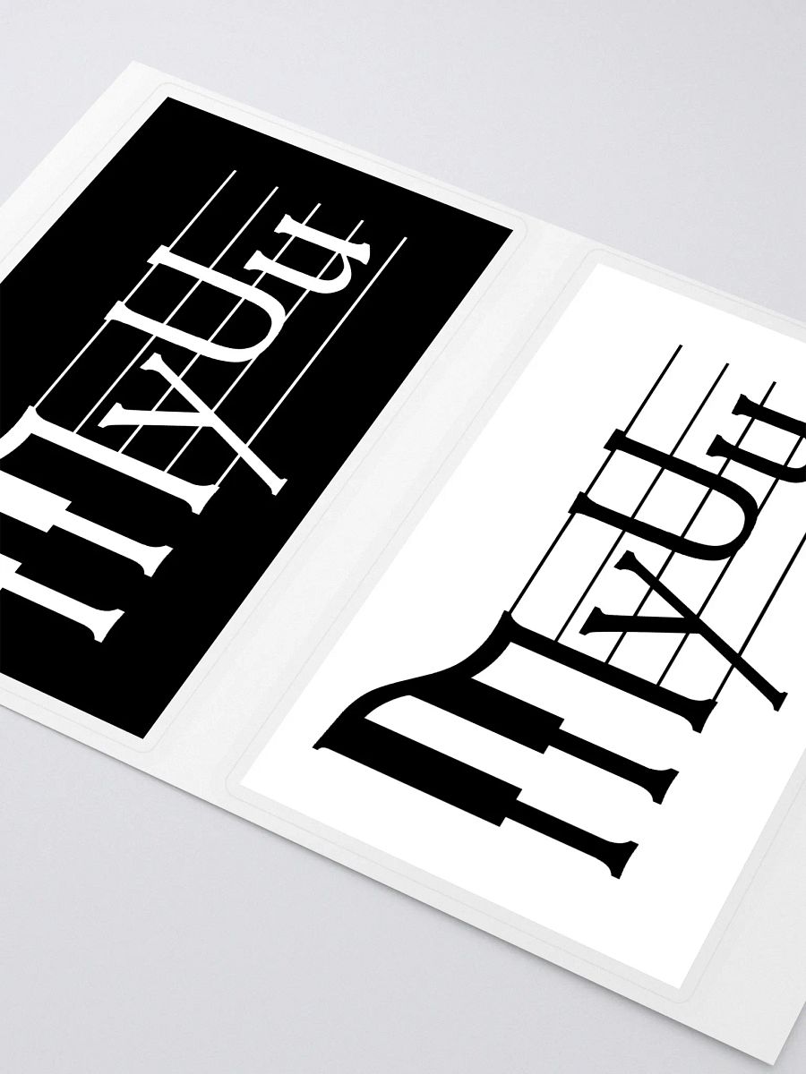 Myuu Sticker Black + White product image (3)