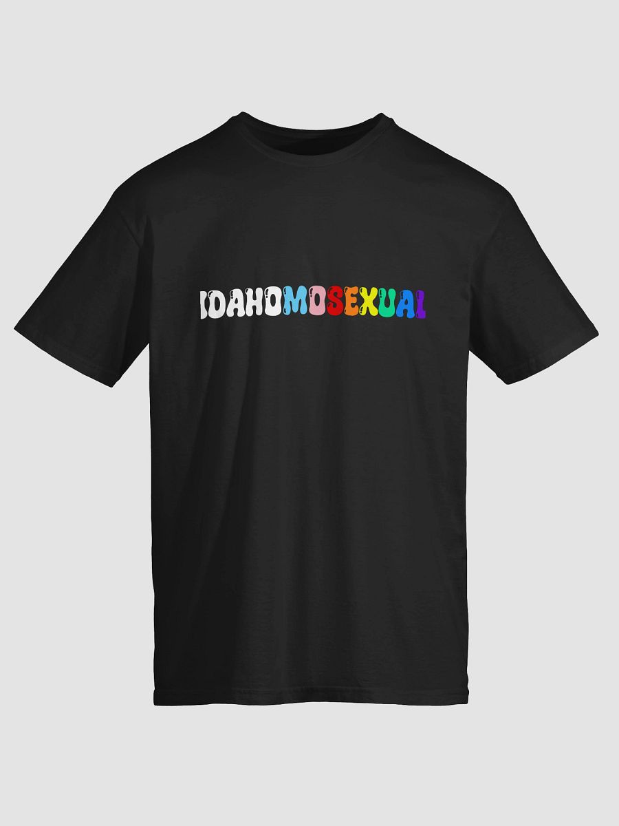"IDAHOMOSEXUAL" dark t-shirt product image (3)