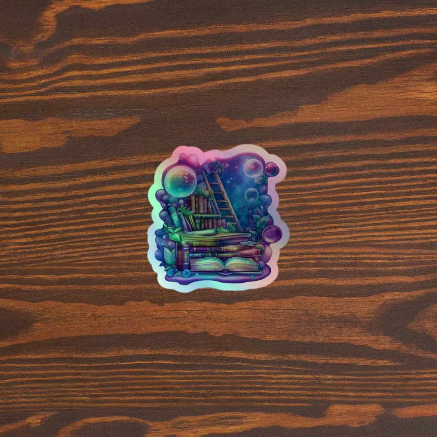 Mystic Library Holographic Sticker product image (4)
