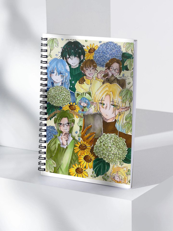 Green, Yellow, and Blue Notebook product image (1)