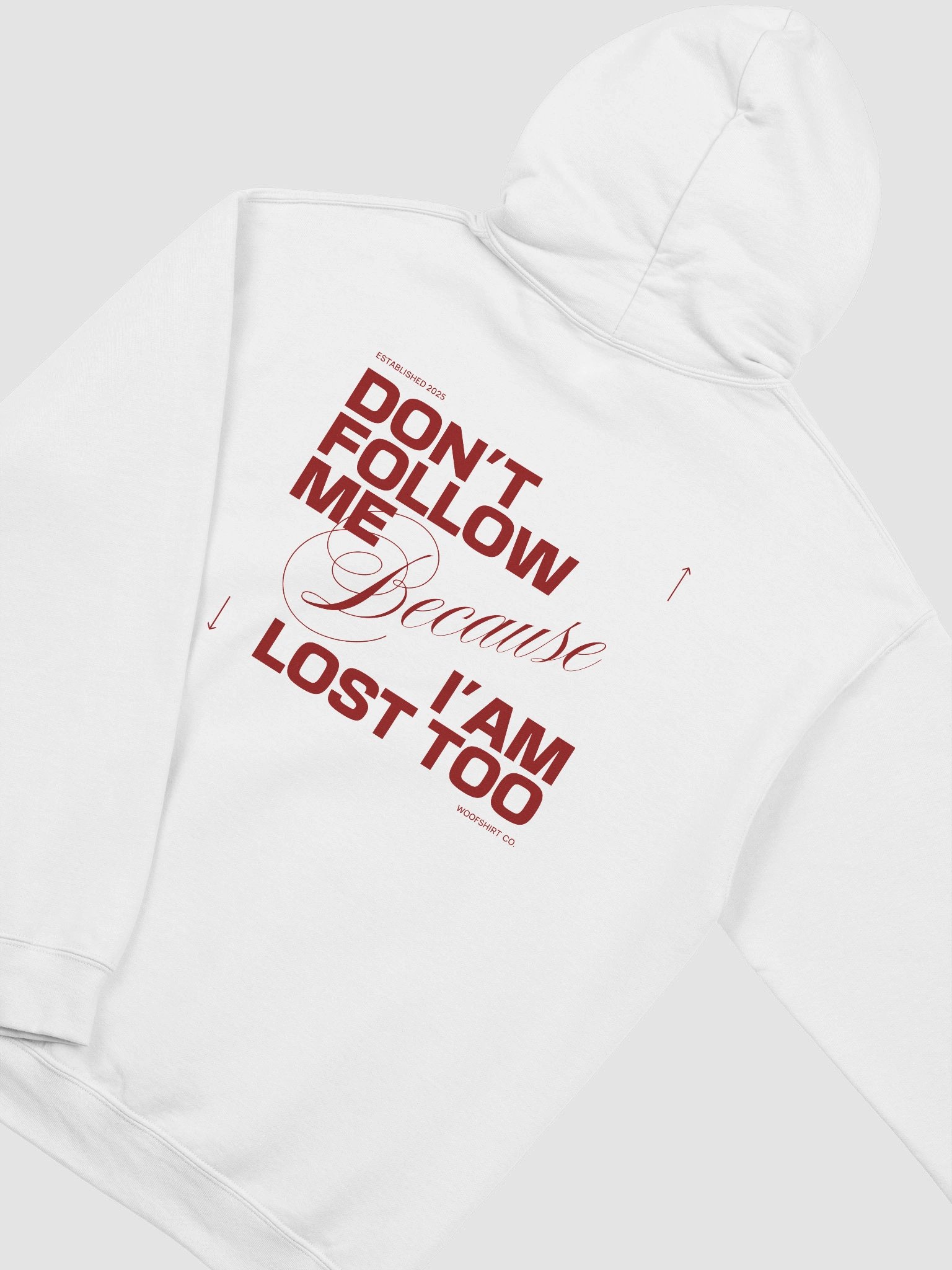 Don´t follow me | Gildan Classic Unisex Hoodie product image (6)