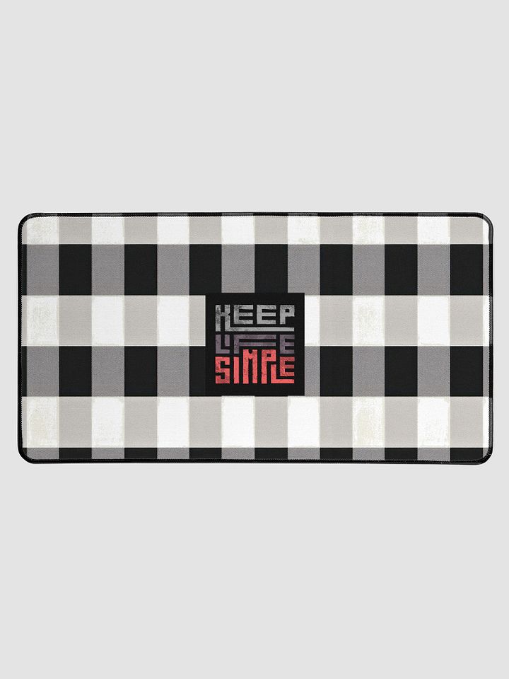 'Keep Life Simple' Desk Mat product image (1)