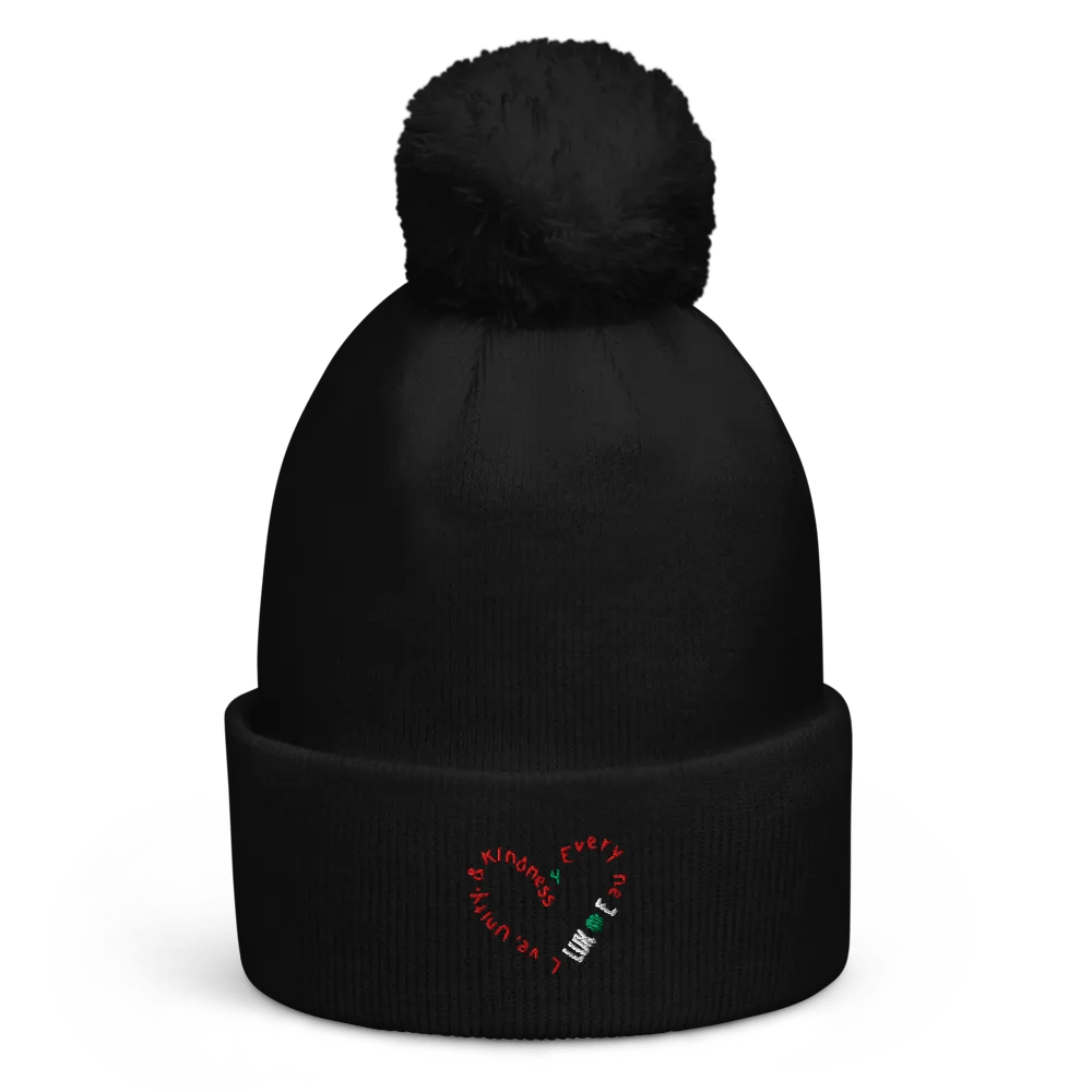 LUK-E Charm Pom-Pom Beanie product image (1)