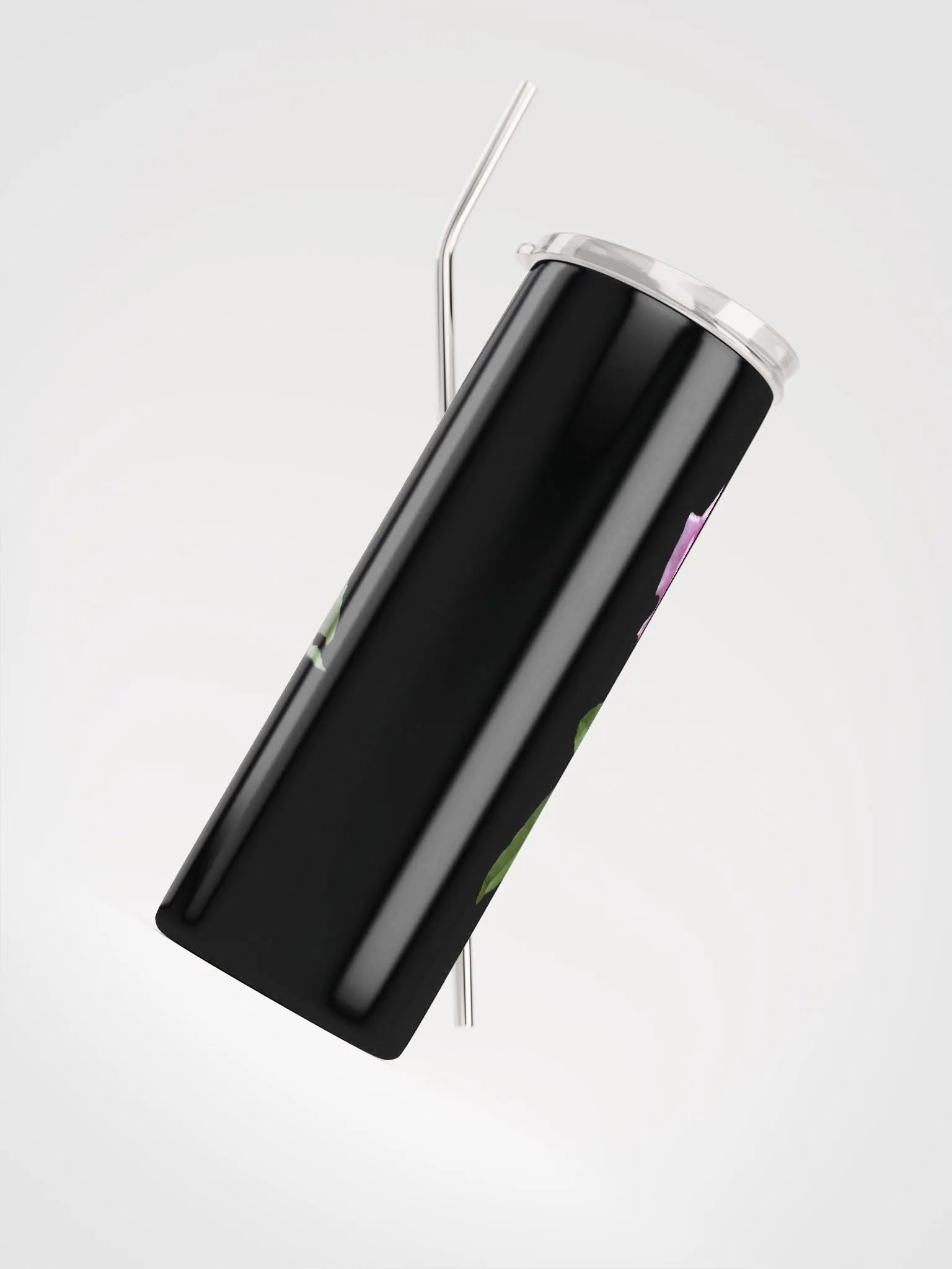 Miniaday Designs Pink Rose Stainless Steel Tumbler product image (4)