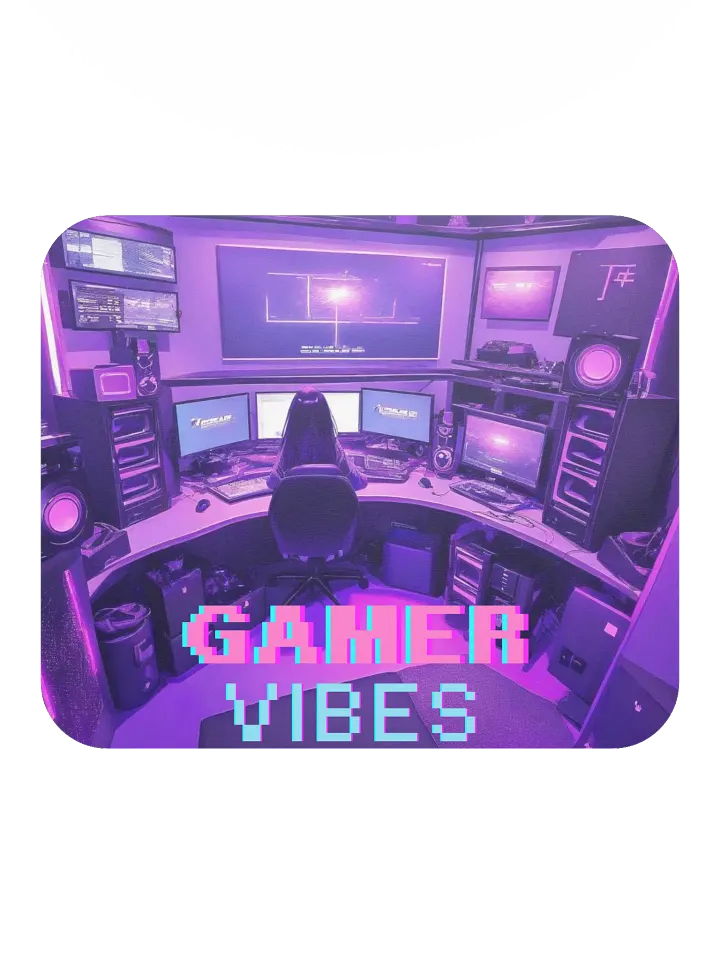 Neon Gamer Vibes Mouse Pad product image (2)