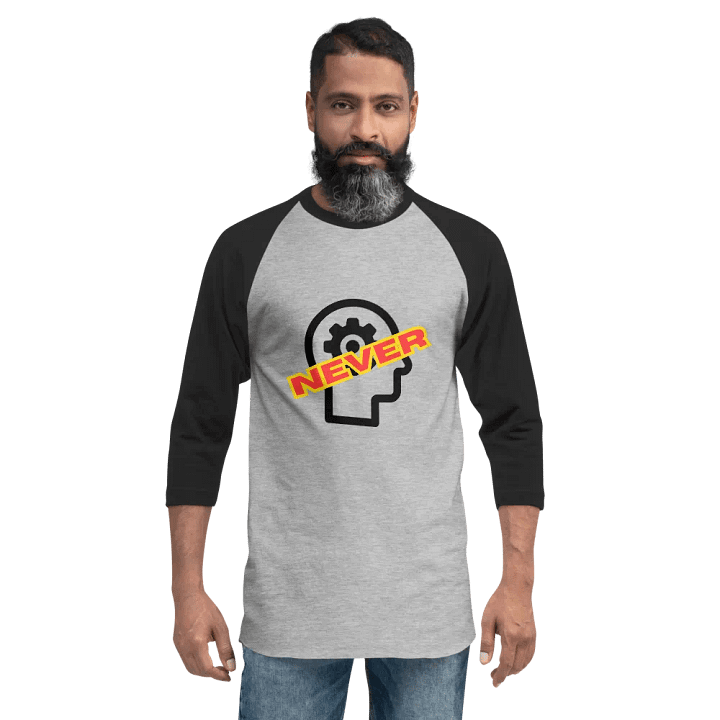 NEVER MIND Statement Raglan Tee product image (4)
