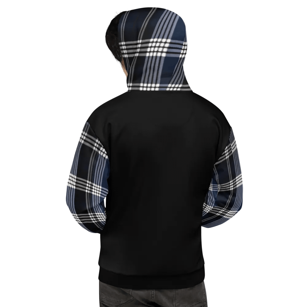 Blue Tartan Brit Artz Hoodie product image (7)
