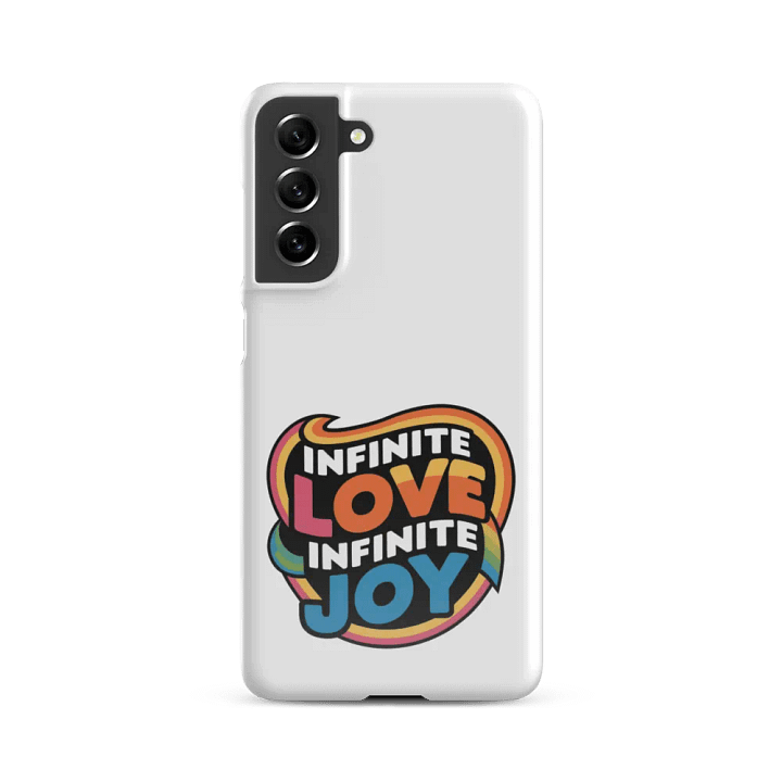 Infinite Love Infinite Joy Snap Case for Samsung (White) product image (2)