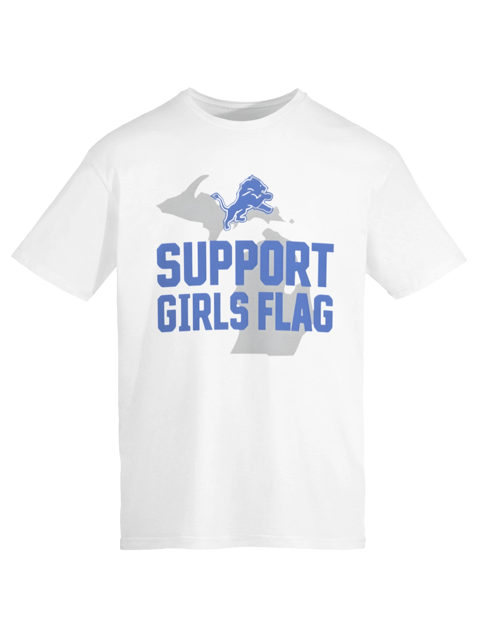 Lions Support Girls Flag Shirt product image (6)