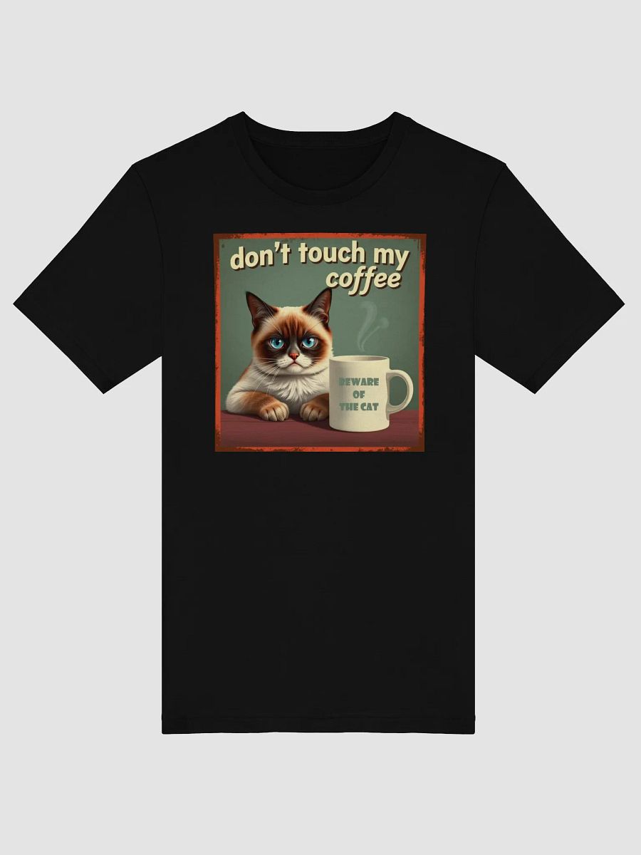 Coffee Cat Warning T-Shirt product image (17)