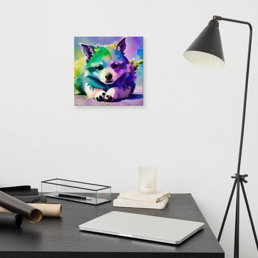 Cute Dog Digital Painting - v5 product image (11)
