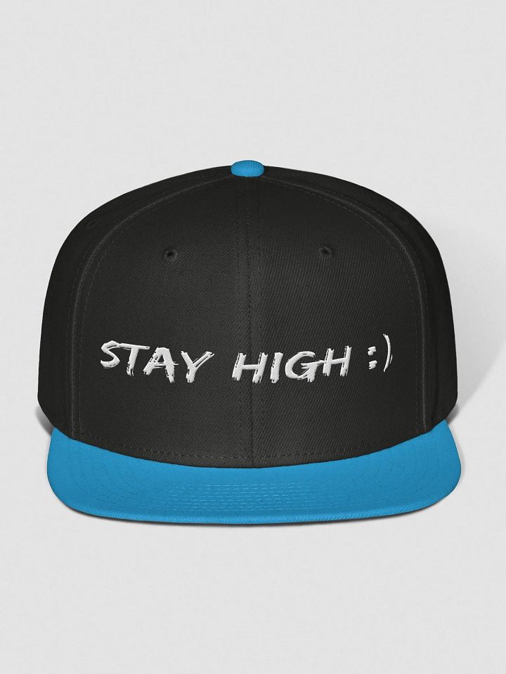 Stay High Otto Wool Blend Snapback Cap (White Text) product image (10)