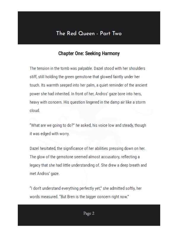 The Red Queen - Part Two product image (2)