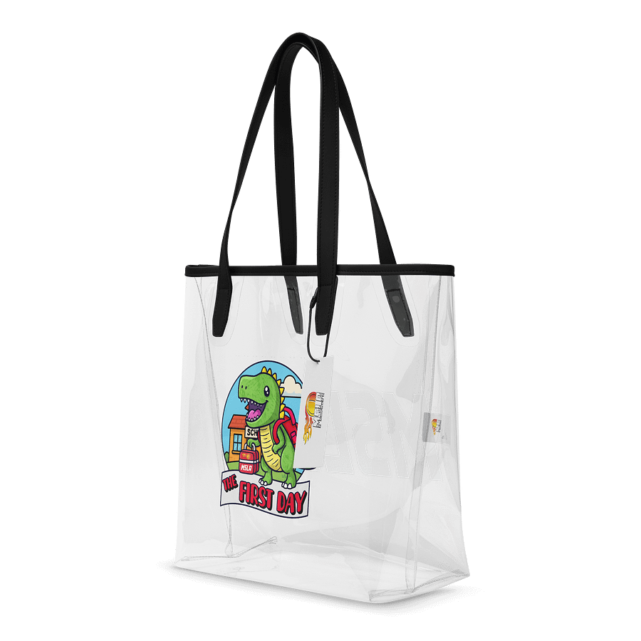 The First Day - Clear Plastic Tote product image (5)