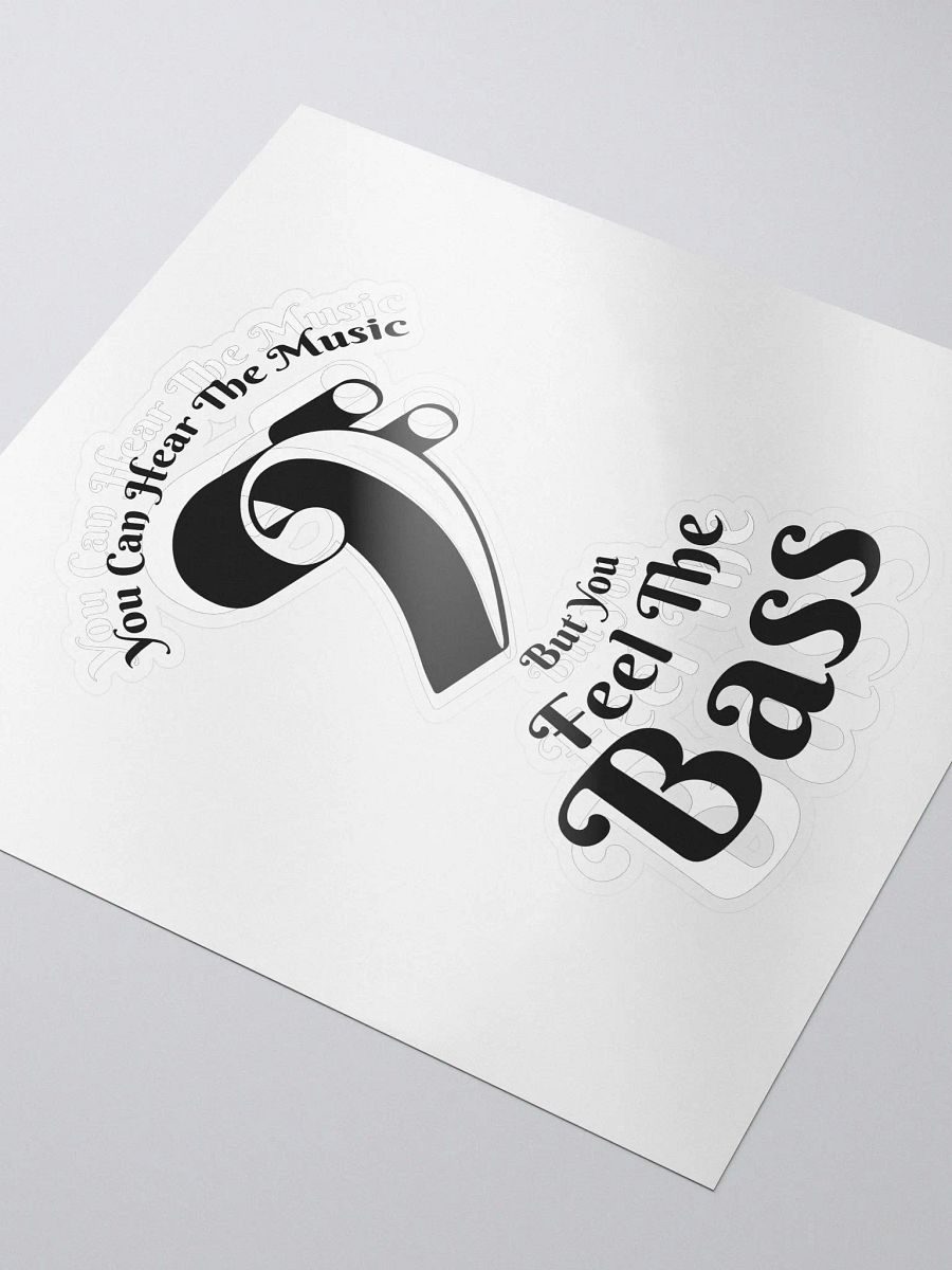 Feel The Bass - Sticker product image (3)
